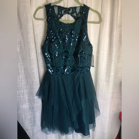 Dear Moon Deep Teal Dress - Picture 8 of 15